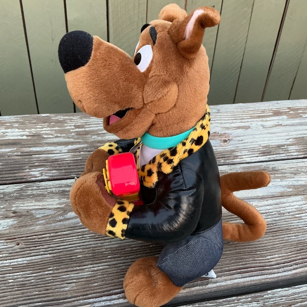Vintage Rare Rock n' Roll Scooby Doo 11" Talking Plush + Musical Light Up Guitar - Picture 3 of 9